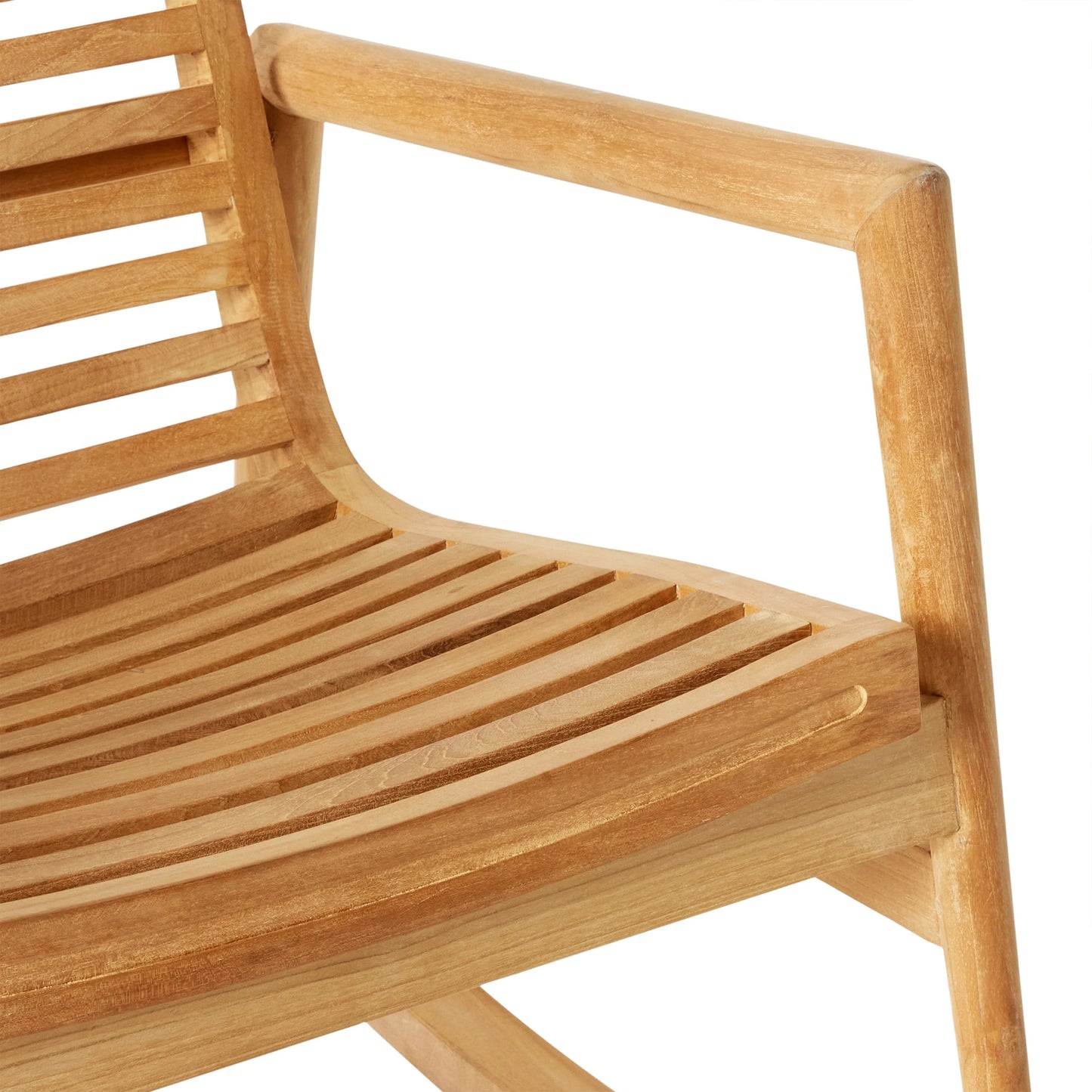Salt Point Teak Outdoor Rocking Chair | Weather Resistant Patio Rocker